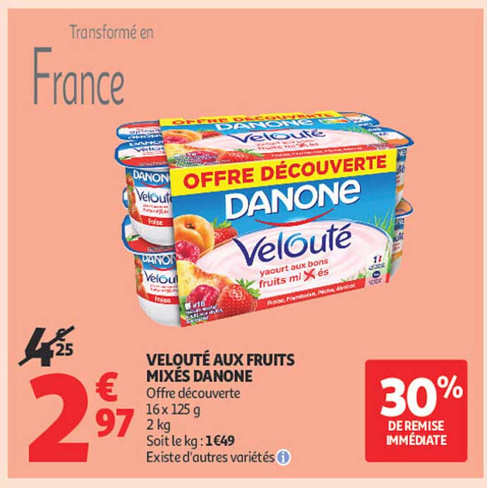 VELOUTÉ AUX FRUITS MIXÉS DANONE