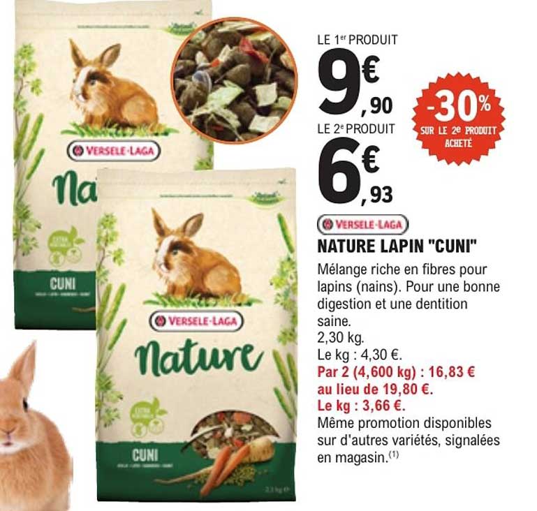 VERSEL-LAGA NATURE LAPIN "CUNI"