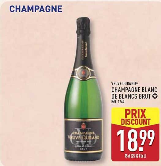 VEUVE DURAND® CHAMPAGNE BLANC DE BLANCS BRUT
