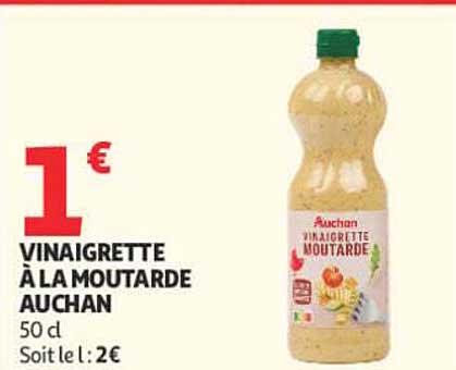 VINAIGRETTE À LA MOUTARDE AUCHAN