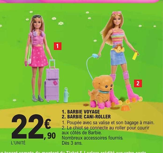 1. BARBIE VOYAGE
2. BARBIE CANI-ROLLER