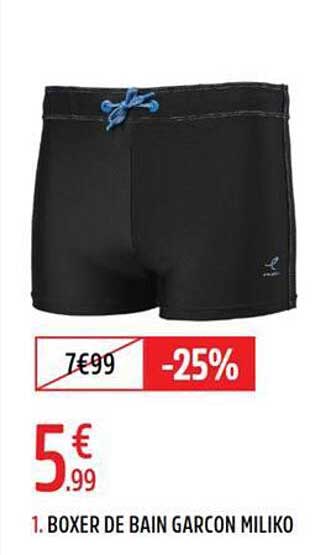 1. BOXER DE BAIN GARCON MILIKO