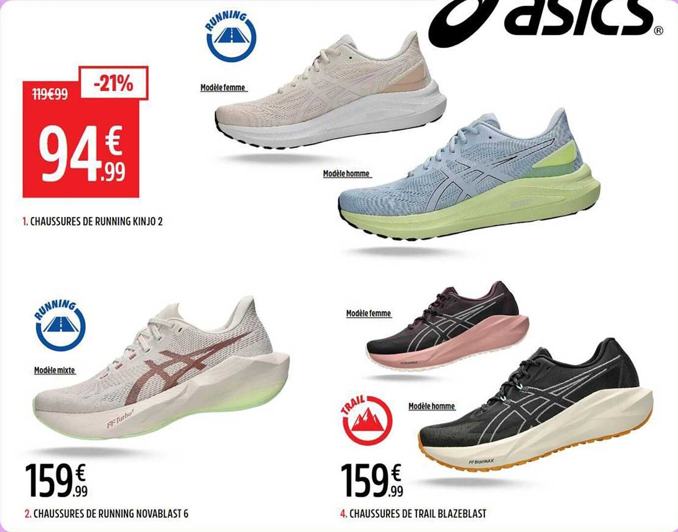 1. CHAUSSURES DE RUNNING KINJO 2