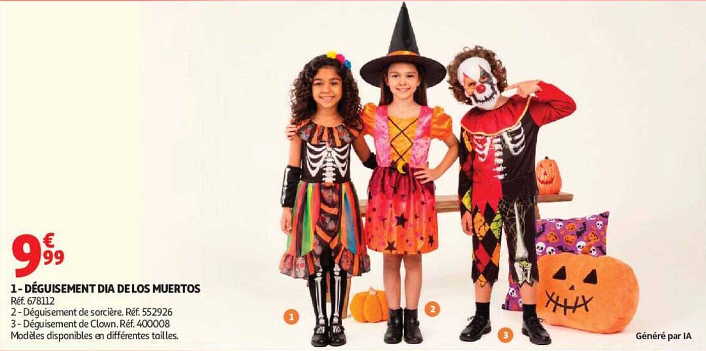 1 - DÉGUISEMENT DIA DE LOS MUERTOS
