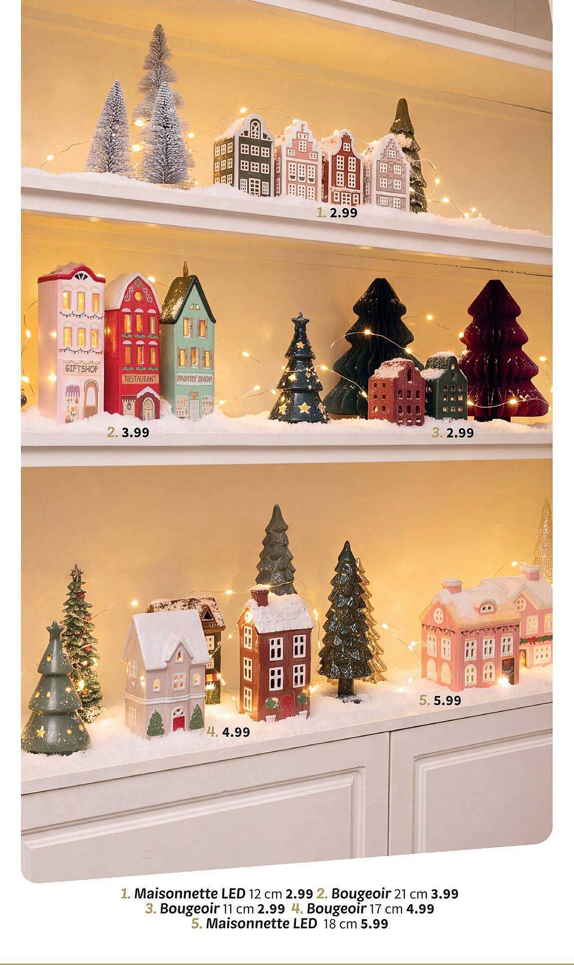 1. Maisonnette LED 12 cm