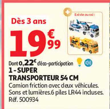 1 - SUPER TRANSPORTEUR 54 CM