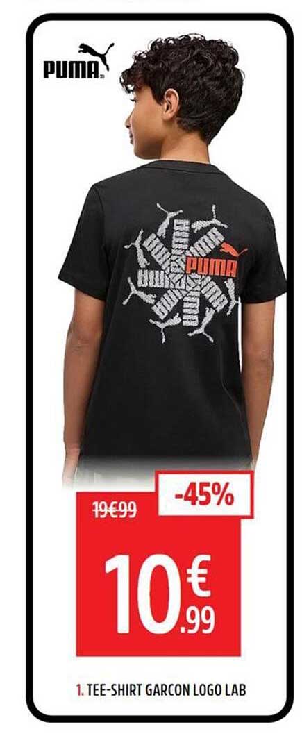 1. TEE-SHIRT GARCON LOGO LAB