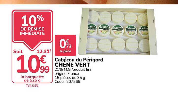 10% DE REMISE IMMÉDIATE