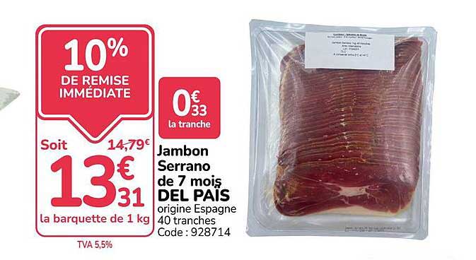 10% DE REMISE IMMÉDIATE