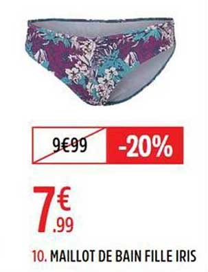 10. MAILLOT DE BAIN FILLE IRIS