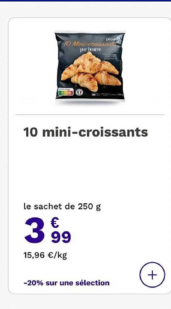 10 mini-croissants
