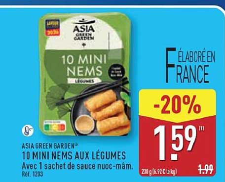 10 MINI NEMS AUX LÉGUMES