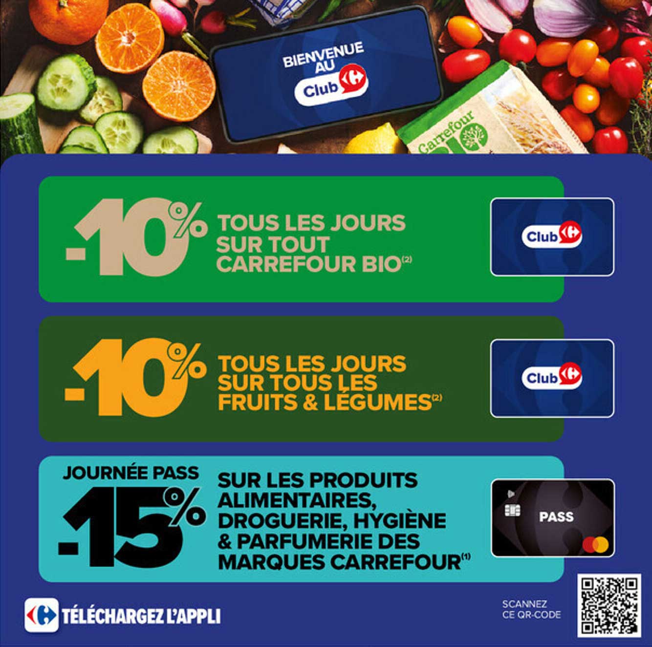 -10% TOUS LES JOURS SUR TOUT CARREFOUR BIO