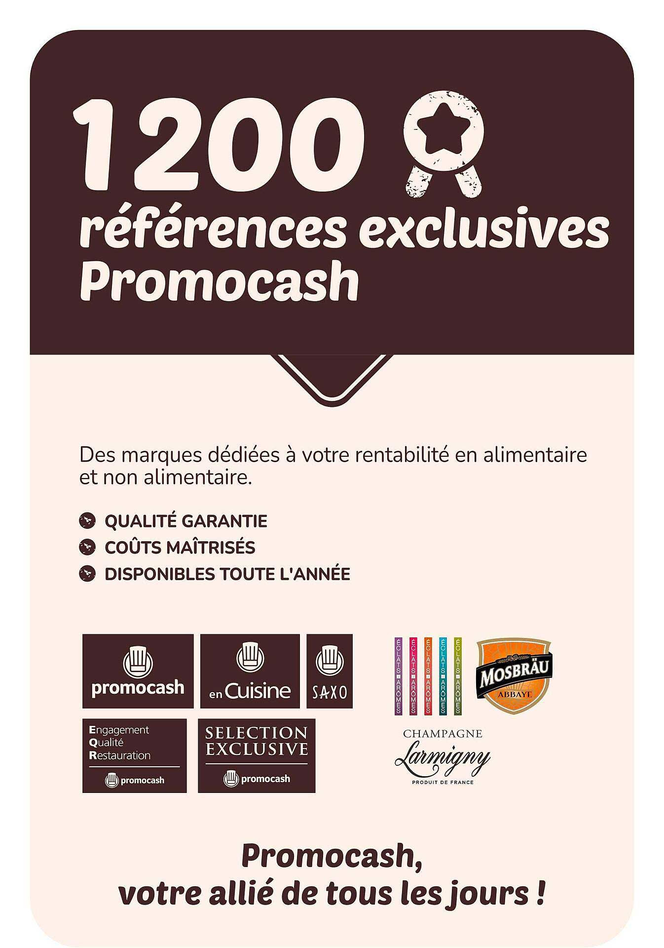 1200 références exclusives Promocash