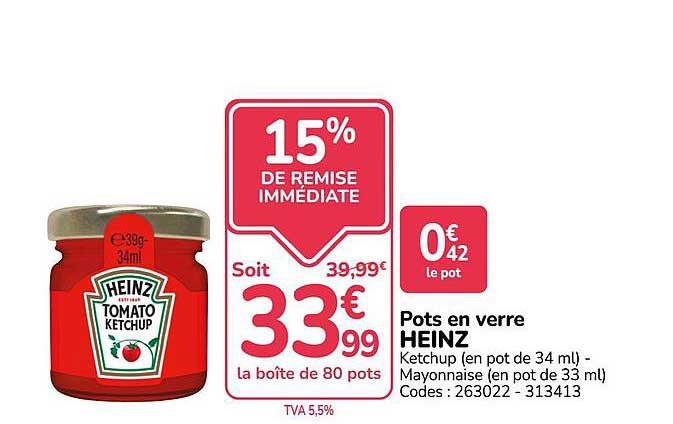 15% DE REMISE IMMÉDIATE