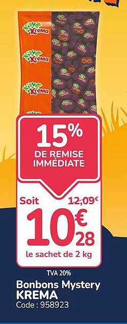 15% DE REMISE IMMÉDIATE