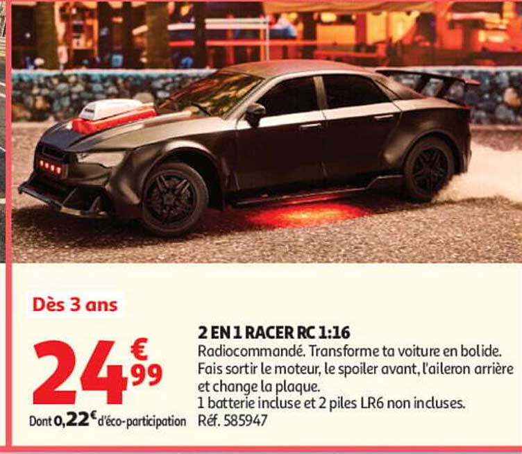 2 EN 1 RACER RC 1:16