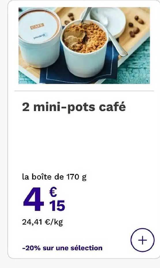2 mini-pots café