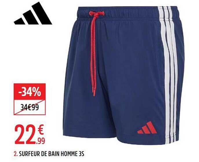 2. SURFEUR DE BAIN HOMME 3S