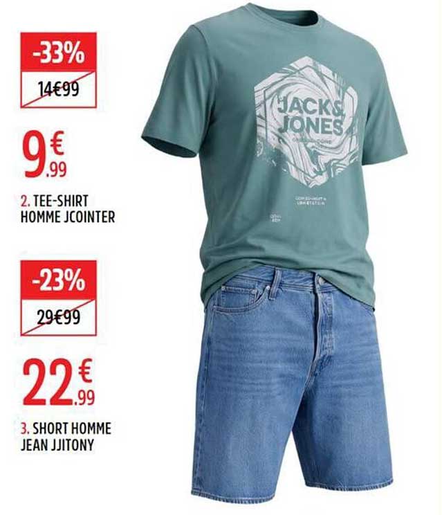 2. TEE-SHIRT HOMME JCOINTER