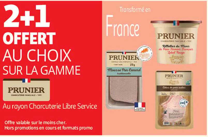 2+1 OFFERT AU CHOIX SUR LA GAMME