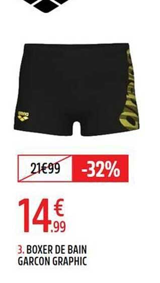 3. BOXER DE BAIN GARÇON GRAPHIC