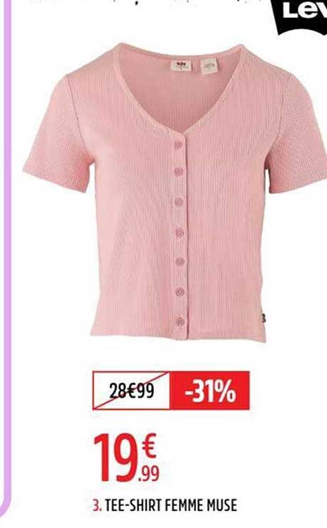 3. TEE-SHIRT FEMME MUSE