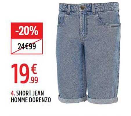 4. SHORT JEAN HOMME DORENZO