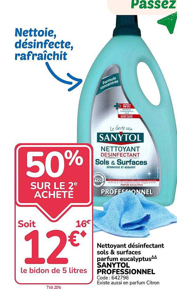 50% SUR LE 2e ACHETÉ