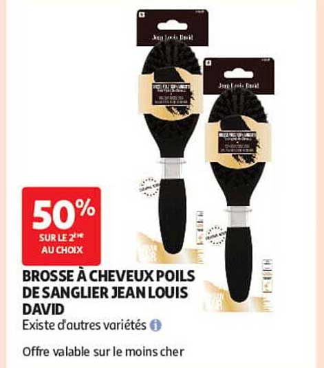 50% SUR LE 2E AU CHOIX