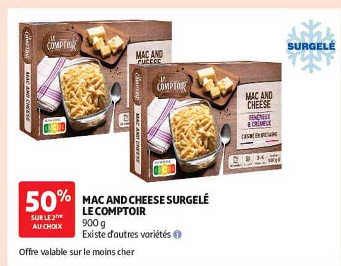 50% SUR LE 2ÈME AU CHOIX