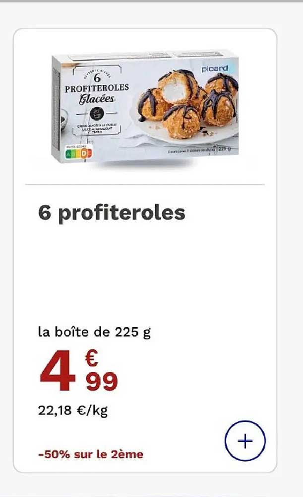 6 profiteroles
