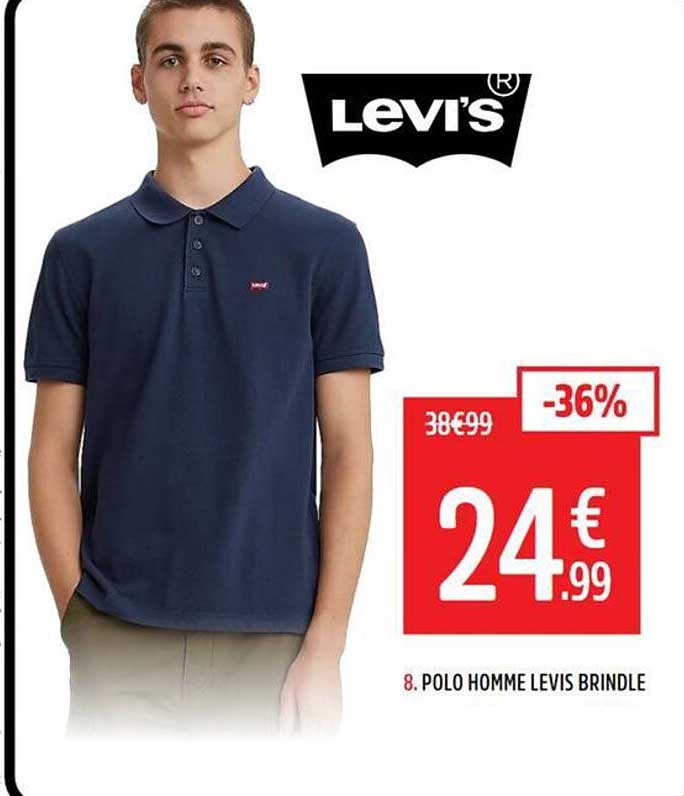 8. POLO HOMME LEVIS BRINDLE