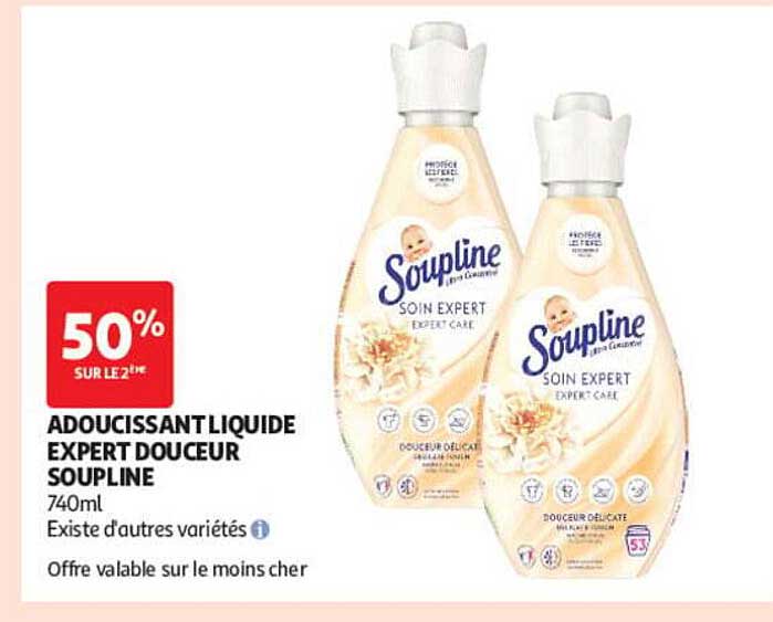 ADOUCISSANT LIQUIDE EXPERT DOUCEUR SOUPLINE