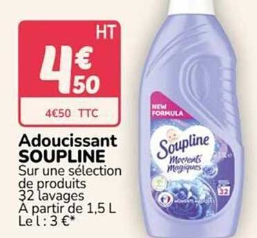 Adoucissant SOUPLINE