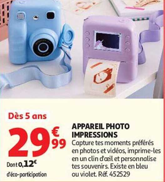 APPAREIL PHOTO IMPRESSIONS