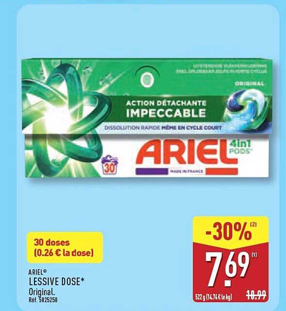 ARIEL LESSIVE DOSE* Original.