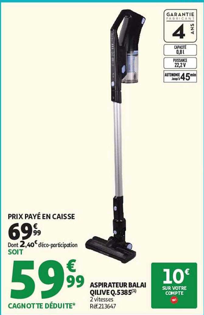 ASPIRATEUR BALAI QILIVE Q.5385