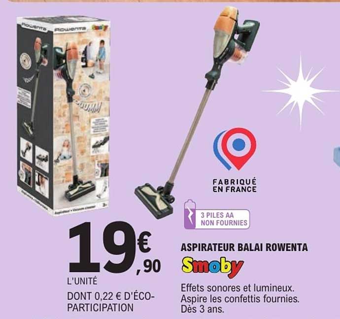 ASPIRATEUR BALAi ROWENTA Smoby