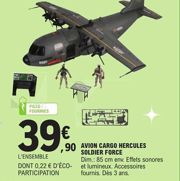 AVION CARGO HERCULES SOLDIER FORCE
