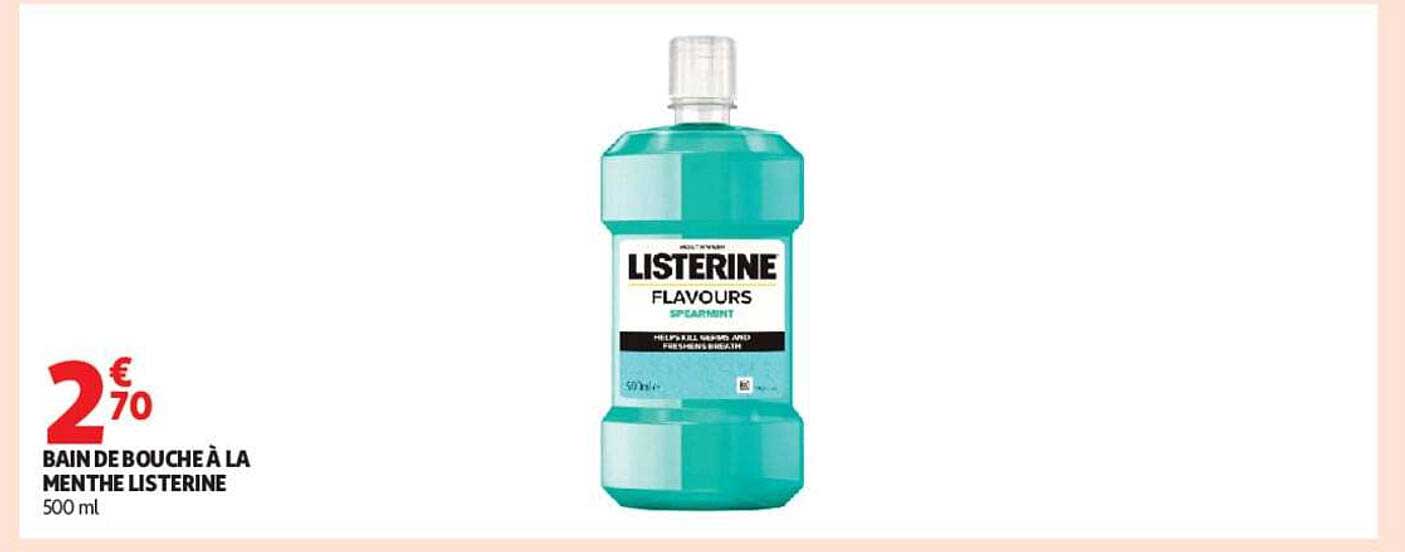 BAIN DE BOUCHE À LA MENTHE LISTERINE
