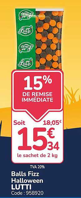 Balls Fizz Halloween LUTTI
