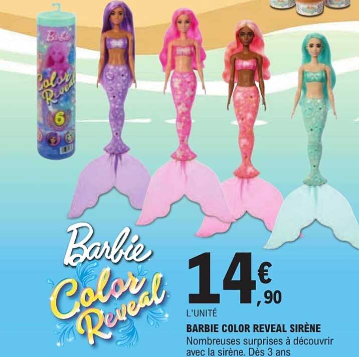 Barbie Color Reveal Sirène