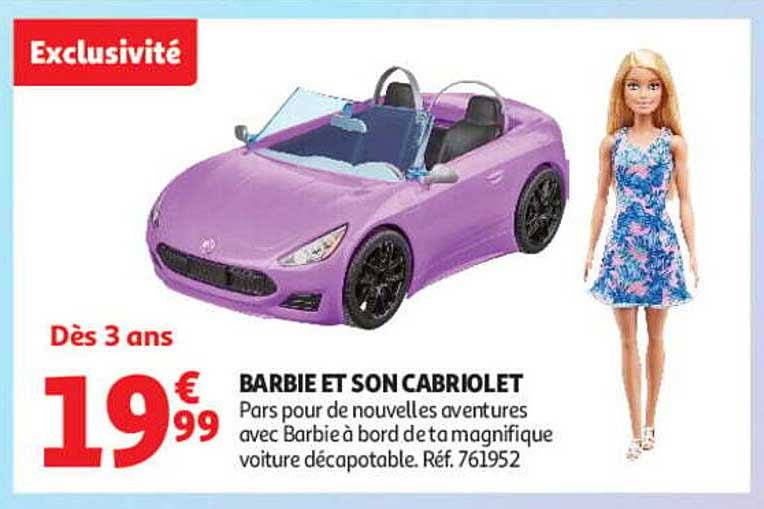 BARBIE ET SON CABRIOLET