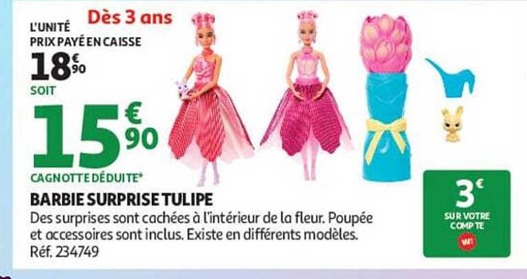 BARBIE SURPRISE TULIPE
