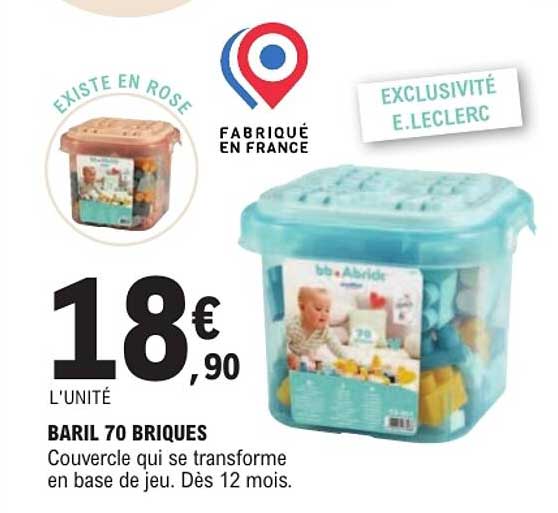 BARIL 70 BRIQUES