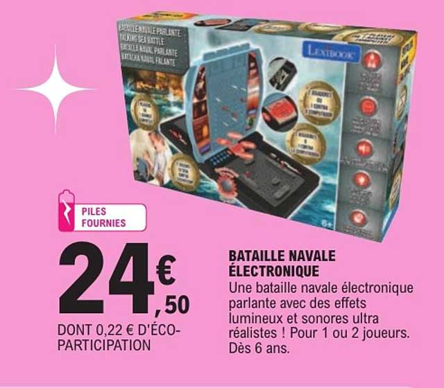 BATAILLE NAVALE ÉLECTRONIQUE