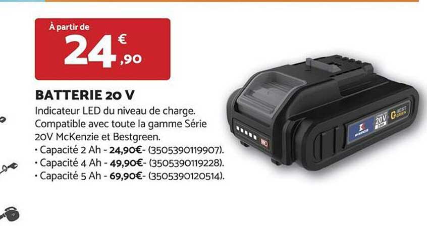 BATTERIE 20 V