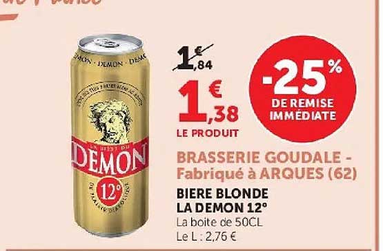 BIERE BLONDE LA DEMON 12°