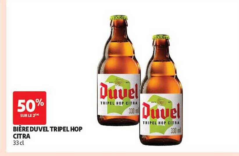 BIÈRE DUVEL TRIPEL HOP CITRA 33 cl